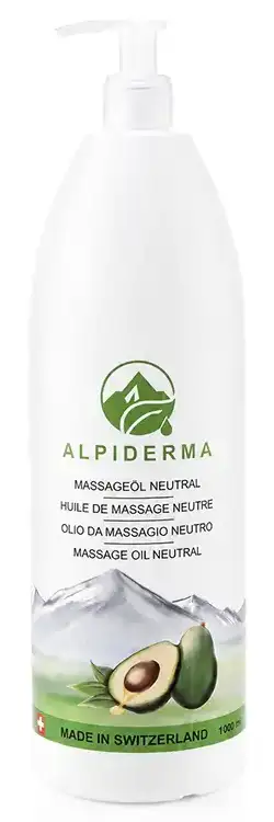 Flacon d'huile de massage Alpiderma